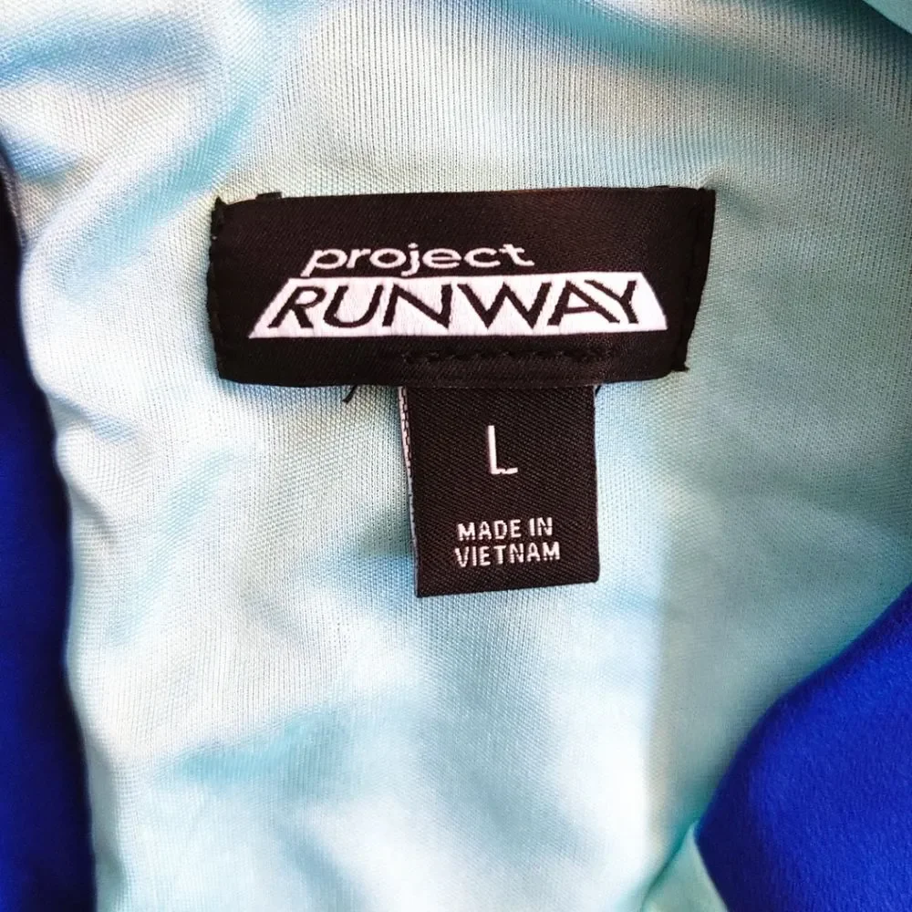 Project Runway Color Block Mini Dress - Large - Picture 6 of 7